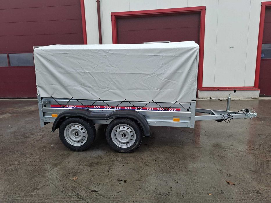 Remorca Dublu Ax Prelata 750 Kg Oferta Repo