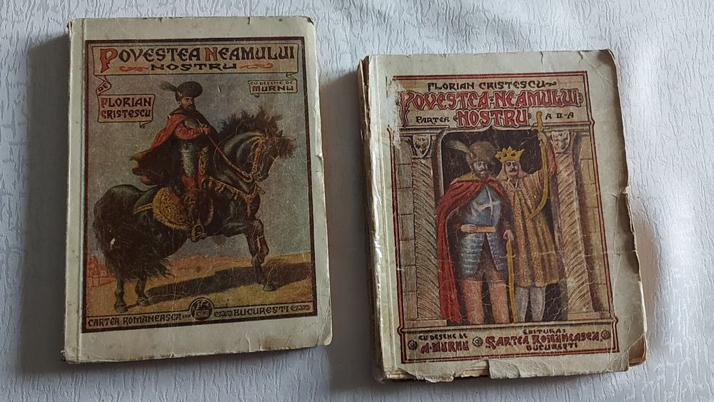 Lot de doua cărți vechi romanesti "Povestea neamului nostru"