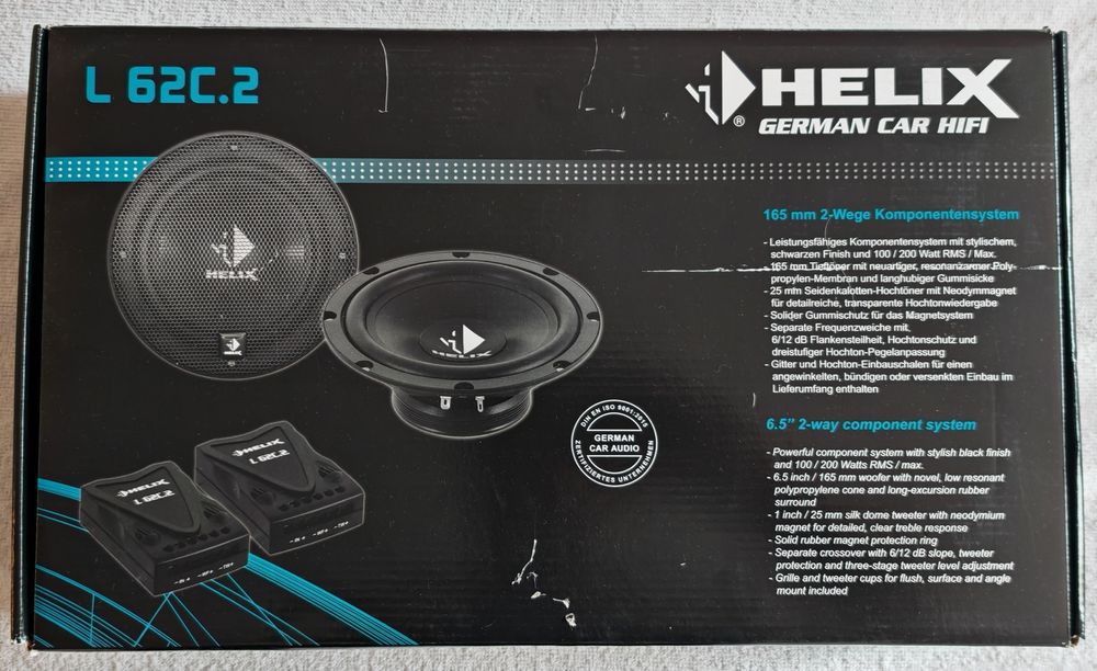 HELIX L 62C.2 — компонентная акустика 16,5 см, 2-полосная