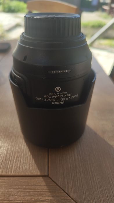 Nikkor 105mm F2.8 Macro foarte întreținut.