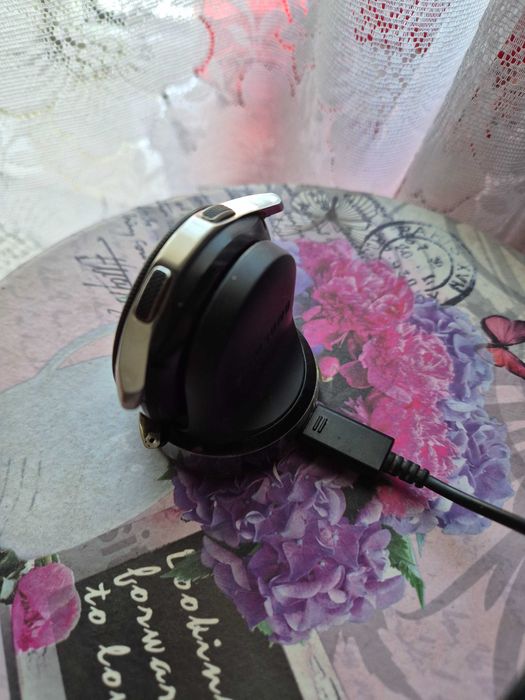 Galaxy Watch Samsung 46mm, Silver, bratara metalica deosebita