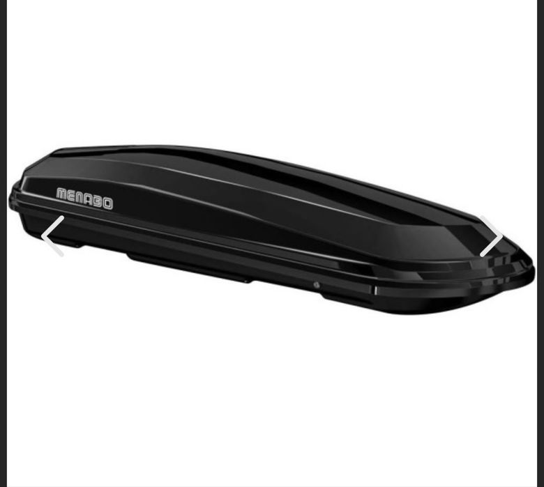 Cutie portbagaJ NOU!!! Menabo Diamond 500 litri Black aerodinamic, 209x79x36cm