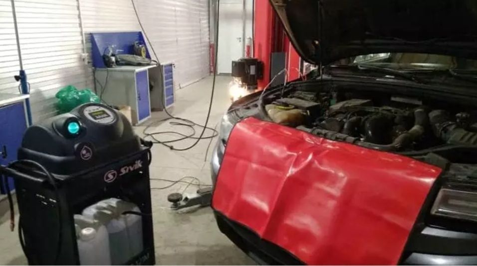 Замена антифриза