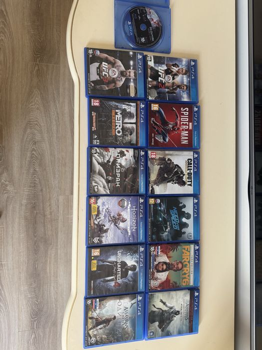 Диски на playstation 4 ps 5