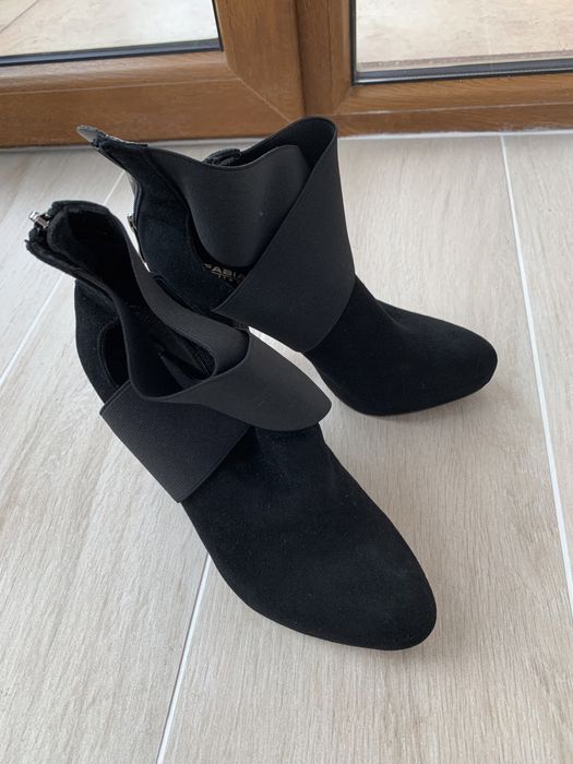 Боти Fabiano, естествена кожа велур