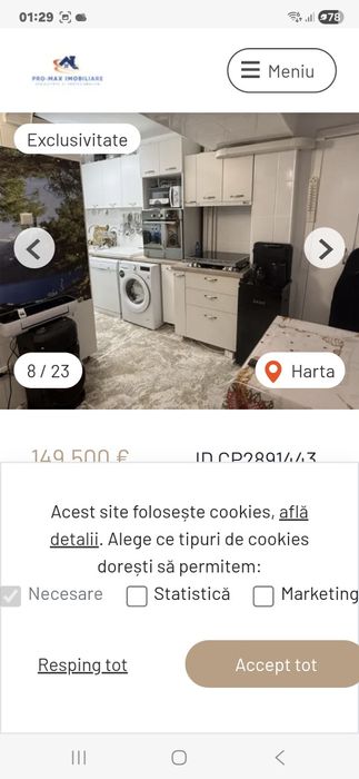 Apartament de vânzare 3 camere