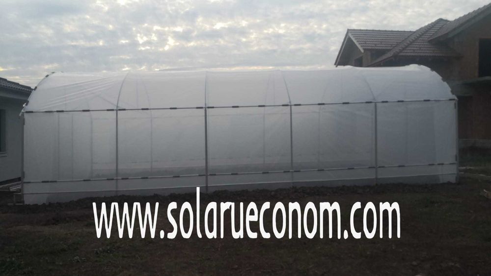 Solarii(sere) cu înălțimea la coamă 3,3 m