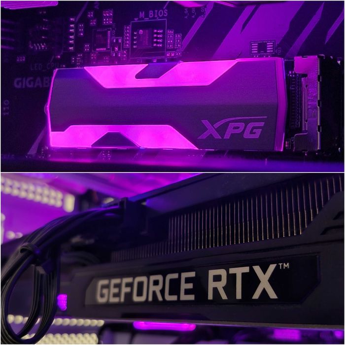 PC Gaming RGB , AMD Ryzen 5 , Nvidia RTX , 16GB RAM , M.2 SSD