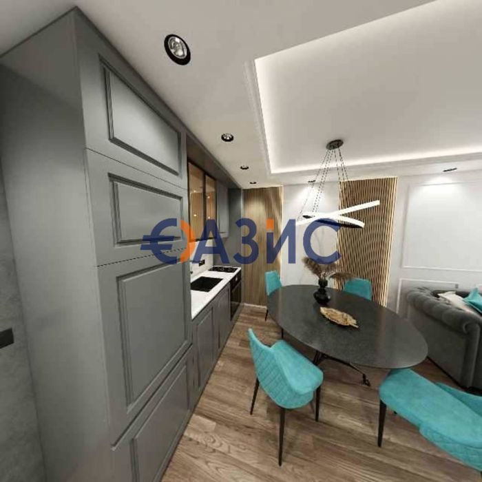 Продава се Двустаен апартамент в к.к. Слънчев бряг - 49 кв.м за 1197 €/кв.м - Снимка #2