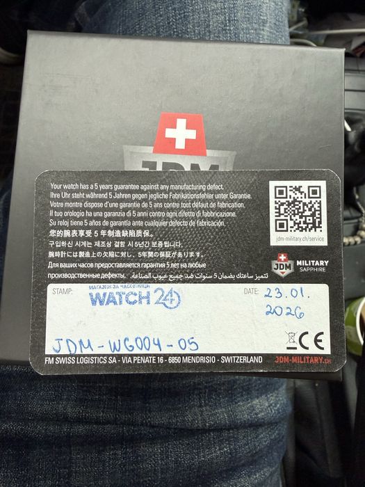 JDM  мъжки часовник с гаранция чисто нов