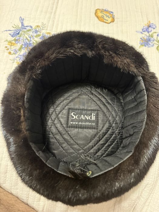 Норковая шапка ушанка