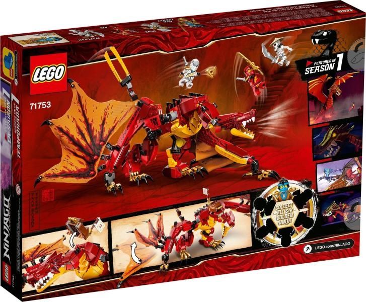 LEGO Ninjago 71753 - Dragonului de Foc - set de colectie