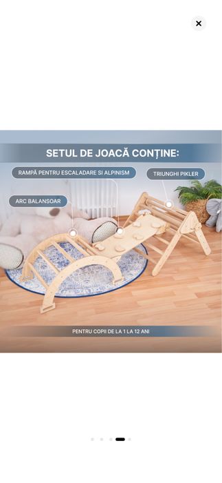 Set de joaca 3in1 Pikler