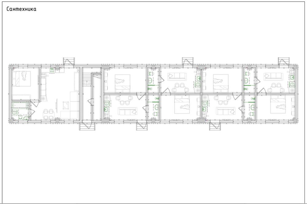 Продажа - аренда коммерческого комплекса в Янгиюле - 430 квм