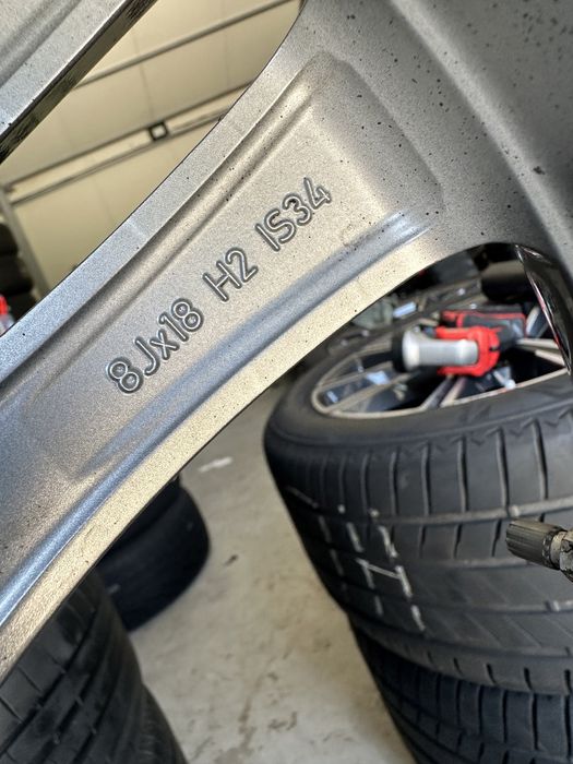 jante bmw 5x120 f30 f34 f36 2 latimi anvelope 225 45 18 cu 255 40 18