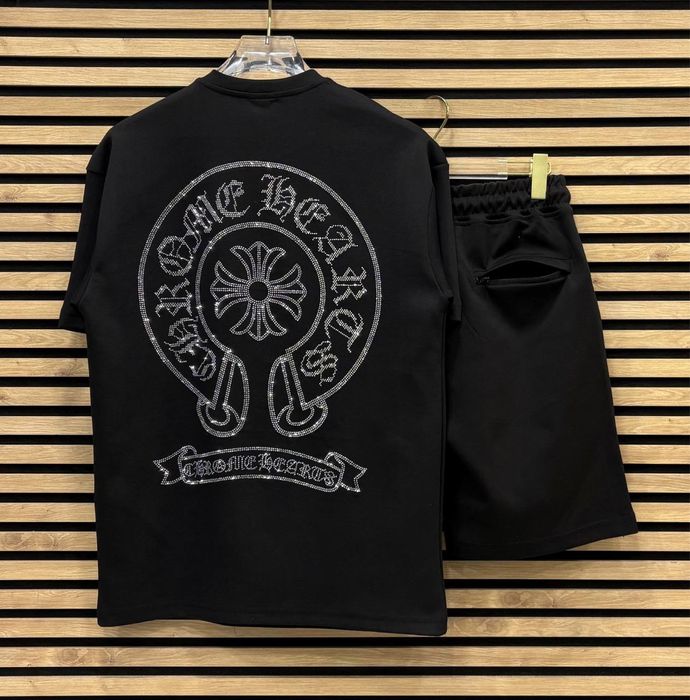 Ново! Sp5der / Chrome Hearts / Essentials / Corteiz / Trapstar / Syna World / Nike Летни Екипи Тениска с къси панталони комплекта лято