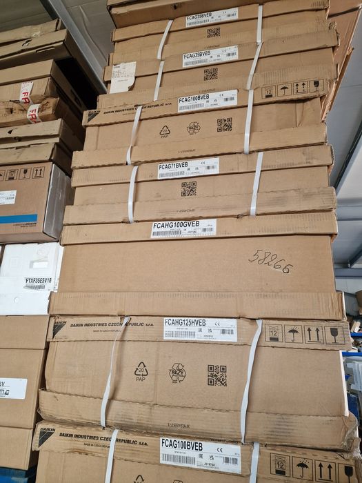 Daikin нови касети 3, 8, 10, 14 kw FCAHG100GVEB
