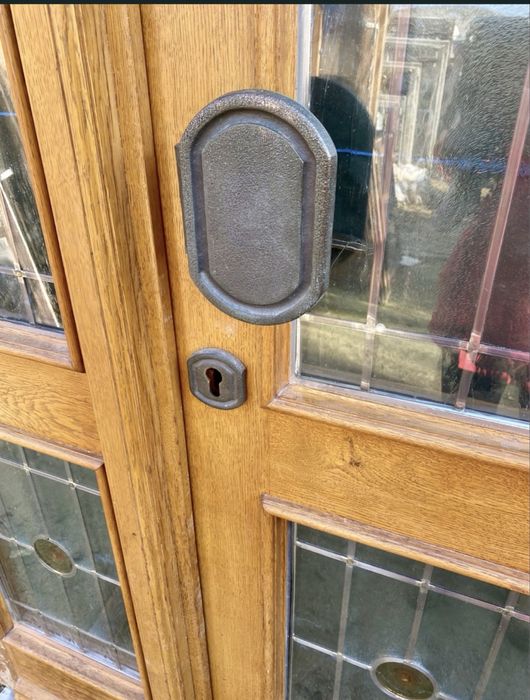 USA INTRARE LEMN casa geam termoan vitraliu H 205 x L 150 Germania