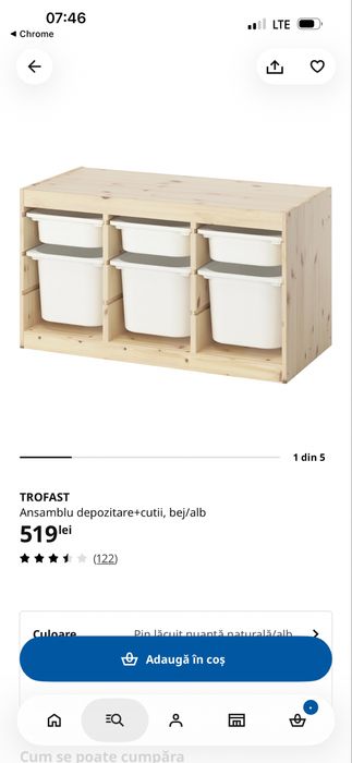 Vand Raft Ikea Trofast in stare buna