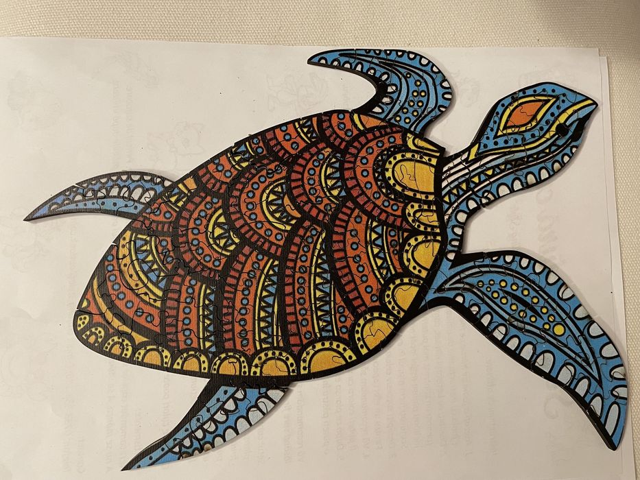 Jucarii - Puzzle din lemn - forme diferite animale