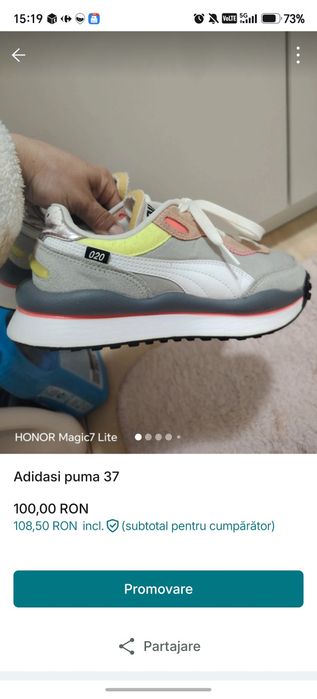 Adidasi dama puma  37