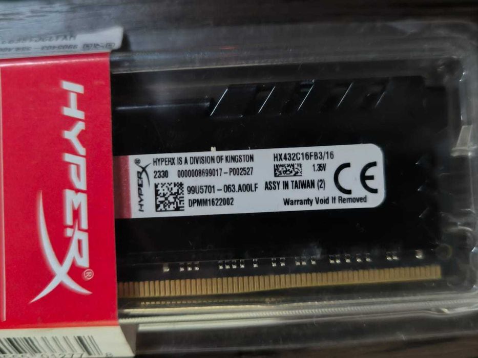 DDR4 16GB 3200 MHz Hyper Fury