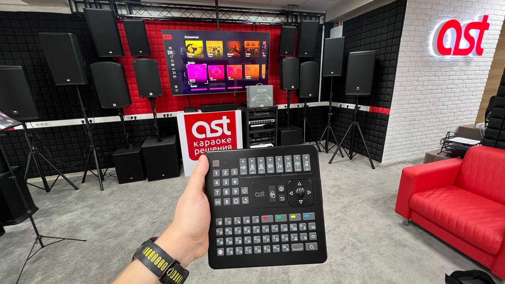 Комплект Профессиональная Караоке система AST ZOOM + колонки