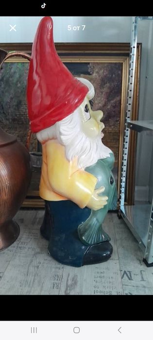 Голям керамичен гном