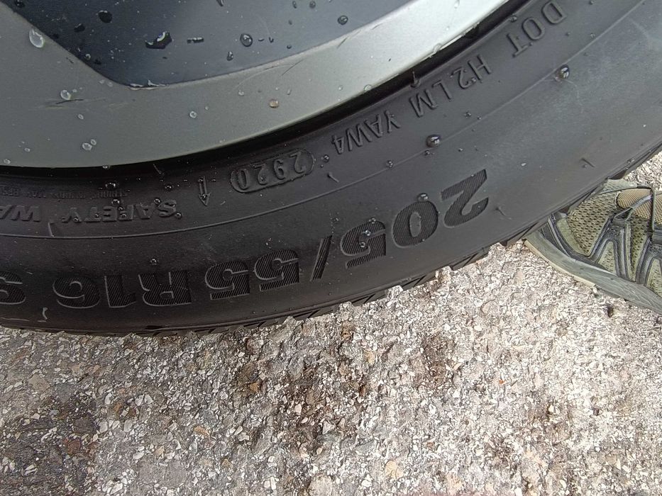 Зимни гуми 205/55/16 KUMHO M+S , DOT :2920, с джанти от Мерцедес