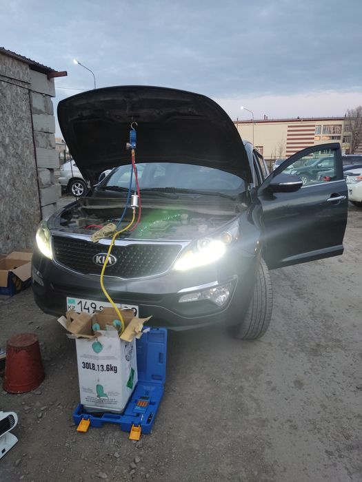 Заправка фреона в автокондиционер. С выездом на адрес.