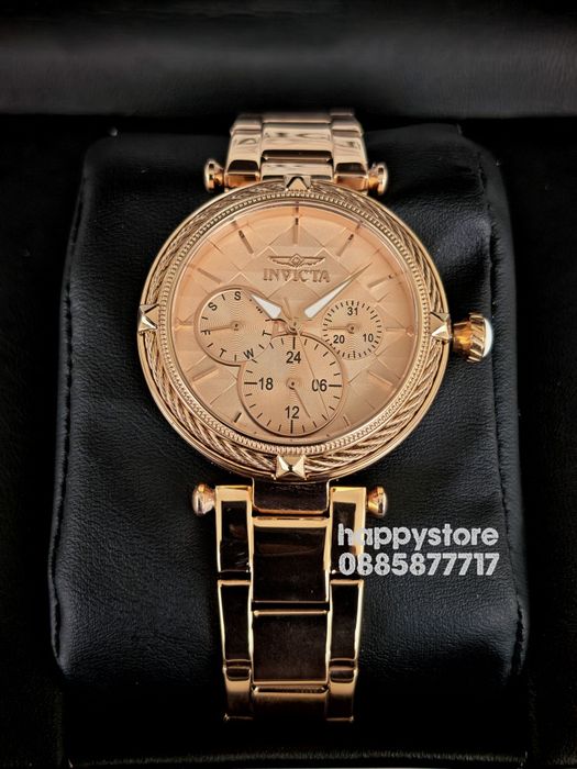 INVICTA Eterna Rose gold 36 mm, нов дамски часовник