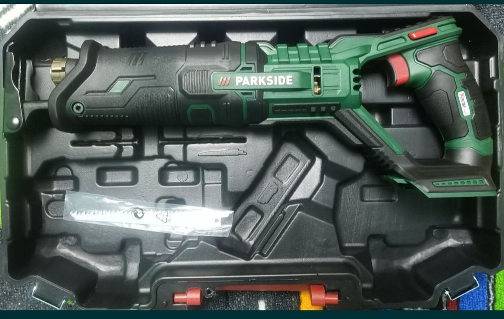 Parkside ferastrau sabie fierastrau pendular taiat lemn baterie 20V 8A