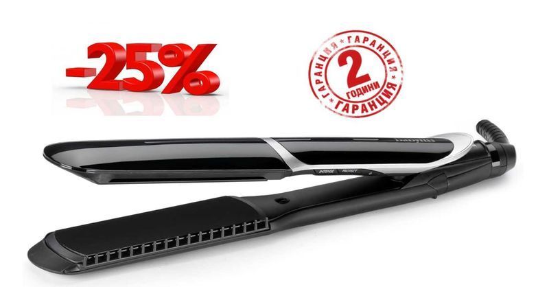ПРОМО 2г Гаранция Нова Преса за Коса BaByliss ST397E Sleek Плочи 35 мм