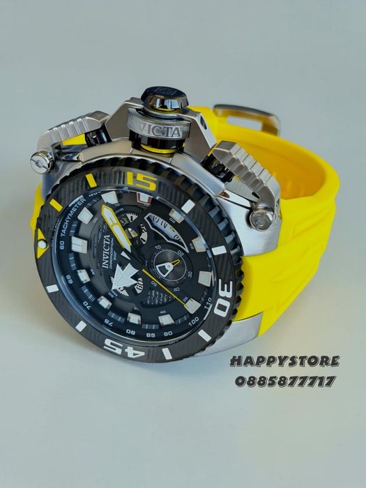 INVICTA Optimus Yellow 66 mm, Инвикта нов мъжки часовник