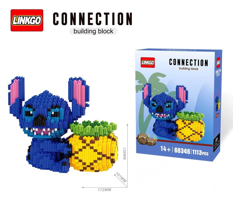Конструктор тип LEGO Linkgo Kuromi Pen Container Series 3D 911 pcs