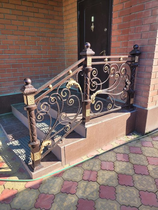 Ворота,навес,перила