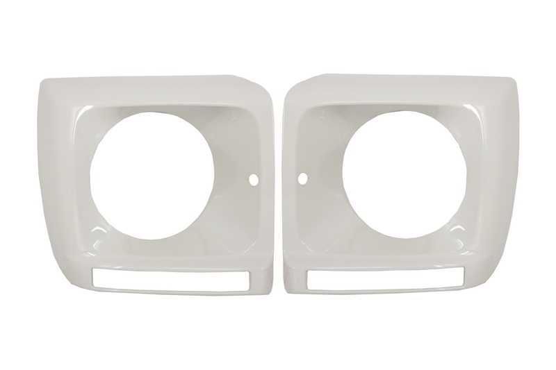 Carcase faruri Albe cu Lumini de zi G-class W463 (1989-2012) G65 Look