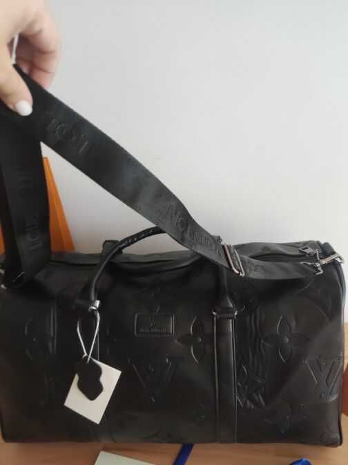 In stoc voiaj, geanta sport piele Louis Vuitton 1109.2