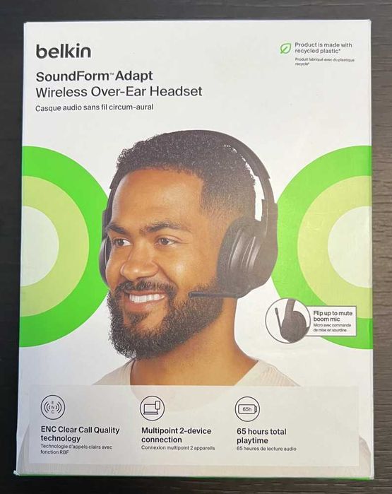 Căști Belkin Wireless +Fir Microfon - 65h Baterie – Office Call Center