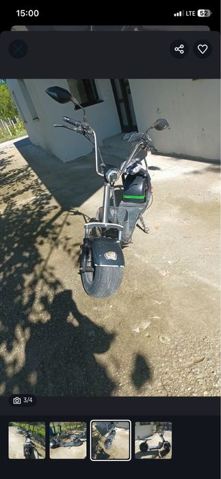 Scuter electric cu roti late