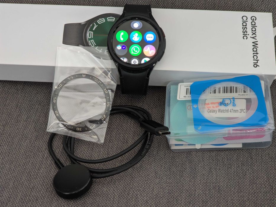 Smartwatch ceas Samsung Galaxy Watch 6 Classic 47mm - Garantie+Cadou