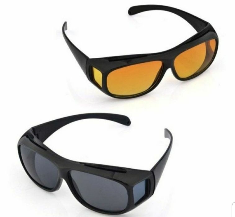 Set 2 ochelari HD Vision pentru condus zi-noapte protectie UV