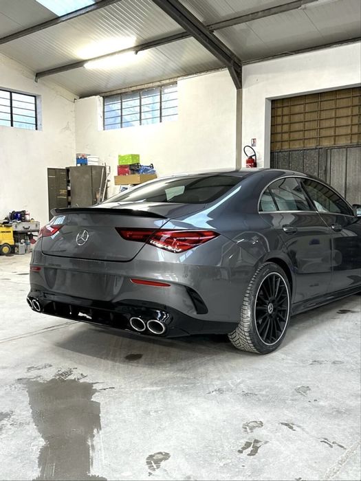 Спойлер лип за багажника – Mercedes W118 CLA Class , черен гланц