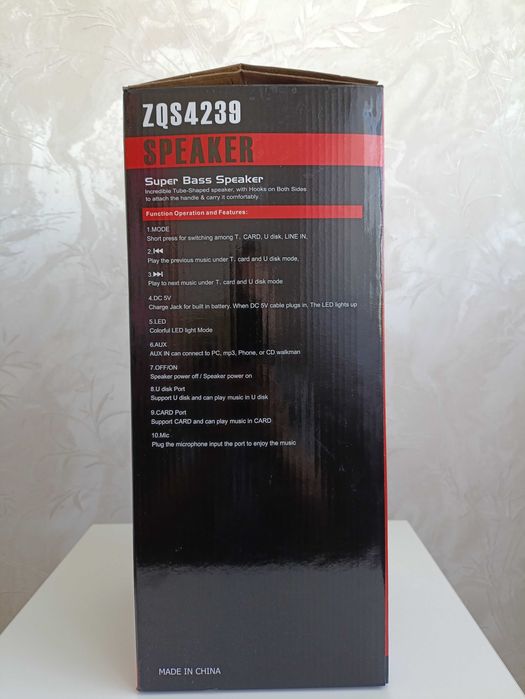 Колонка Bluetooth с микрофоном