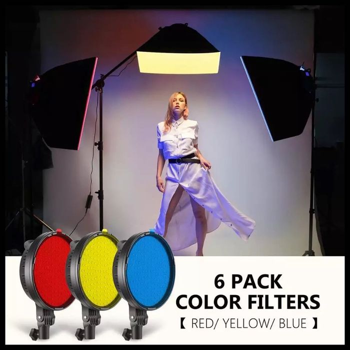 2бр  Проф. Диоден панел+Софтбокс. Би колорен.Батерии+ток. Видео. Фото.