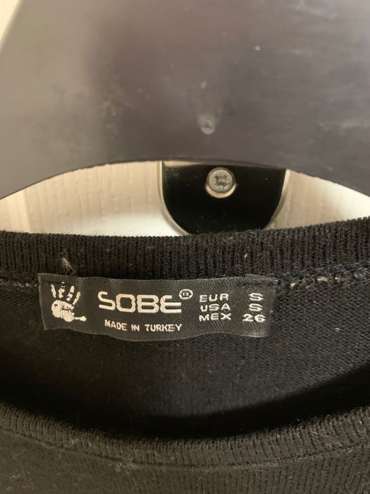 Черна плетена рокля