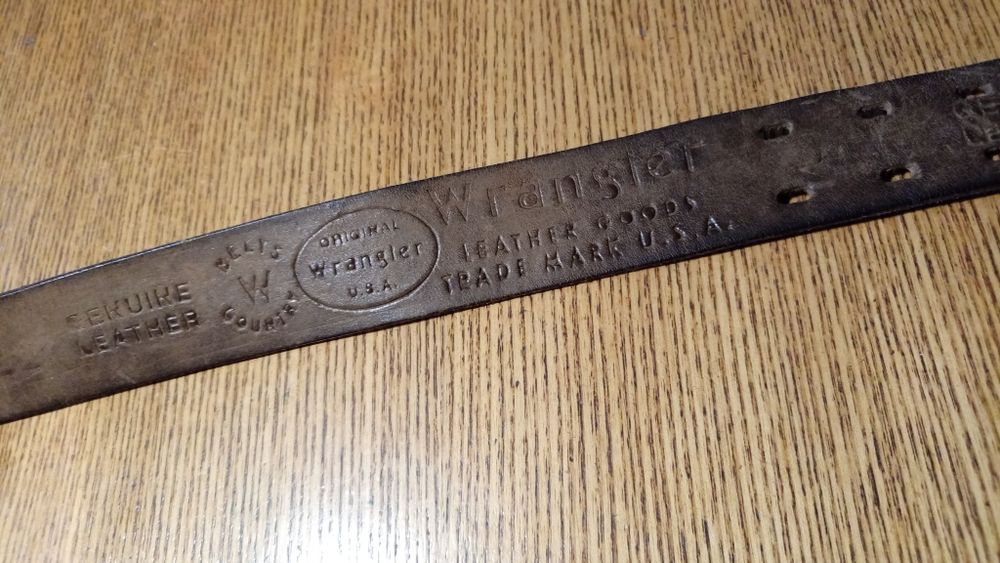 Ремень кожаный. Wrangler