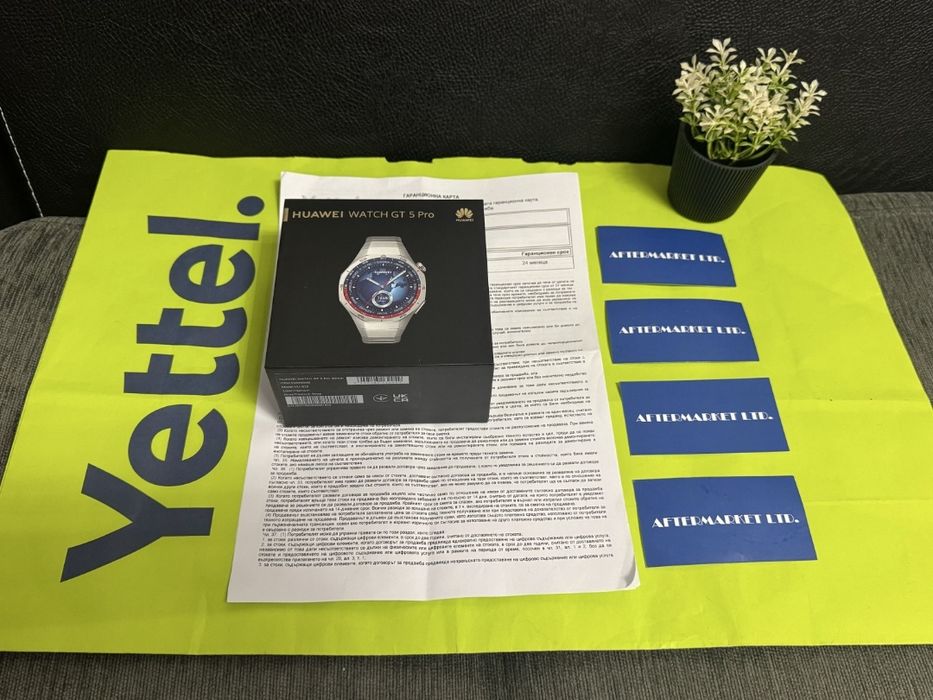 46mm Huawei Watch GT 5 Pro Yettel Гаранция 2026 Titanium | GT5 Pro