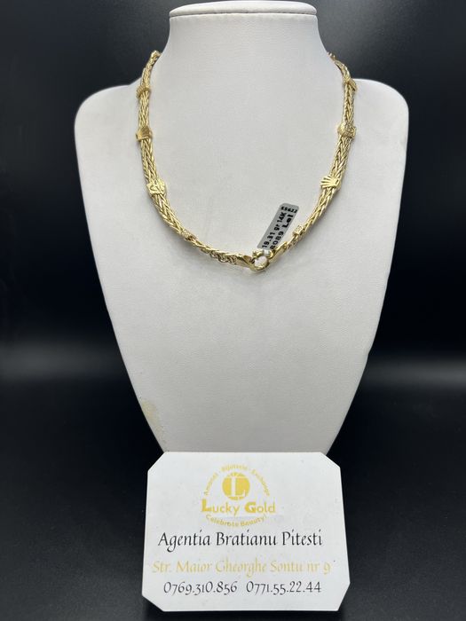 Lant aur 14k 19.31 gr lungime 40 cm cod 20571