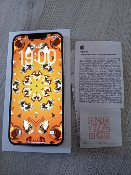 iPhone 16e 128GB - като нов,гаранция,пълен комплект(ВИЖТЕ ОПИСАНИЕТО!)